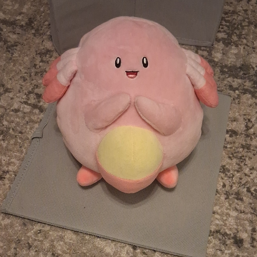 Pokemon Pink and Yellow Stuffed Animal